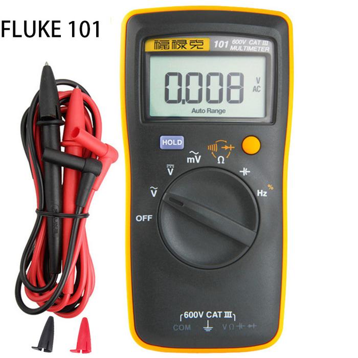 FLUKE Mini Digital Multimeter F101 / F101KIT Handheld Digital Multimeter FLUKE Pocket Multimeter FLU