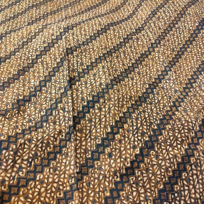 kain batik tulis asli canting manual jarik panjang motif parang rusak sogan jogja solo jakarta katun