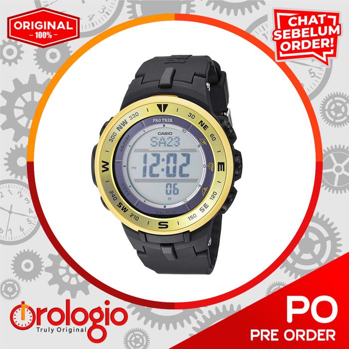 Jam Tangan Casio Men's ProTrek Stainless Steel Quartz PRG-330-9ACR