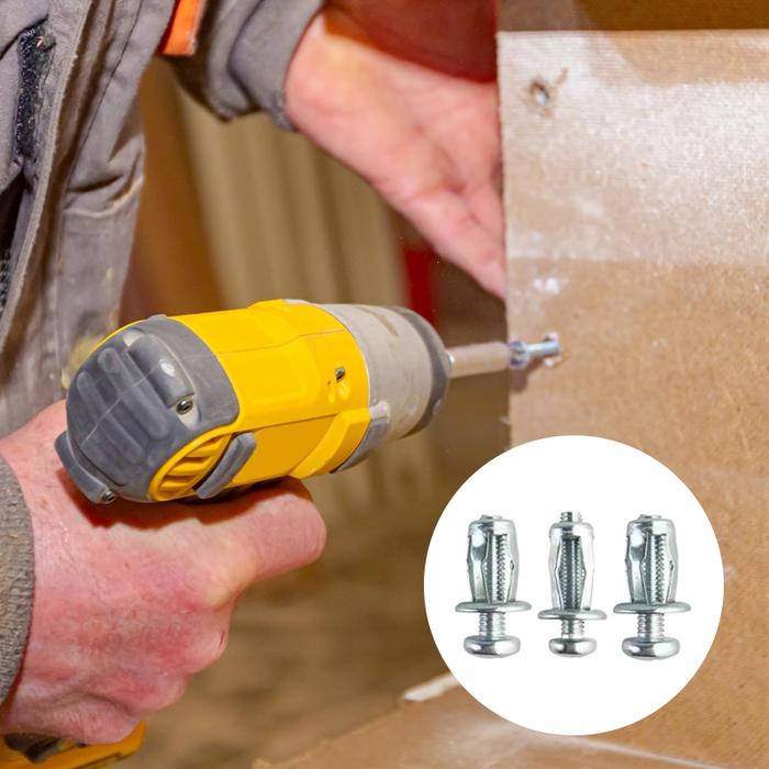 10PCS Rivet Nut Jack Nut Sekrup Plat Rivet Metal Fiser Mur Baut M5 x 25mm M4 x 25mm M6 x 25mm Skrup 