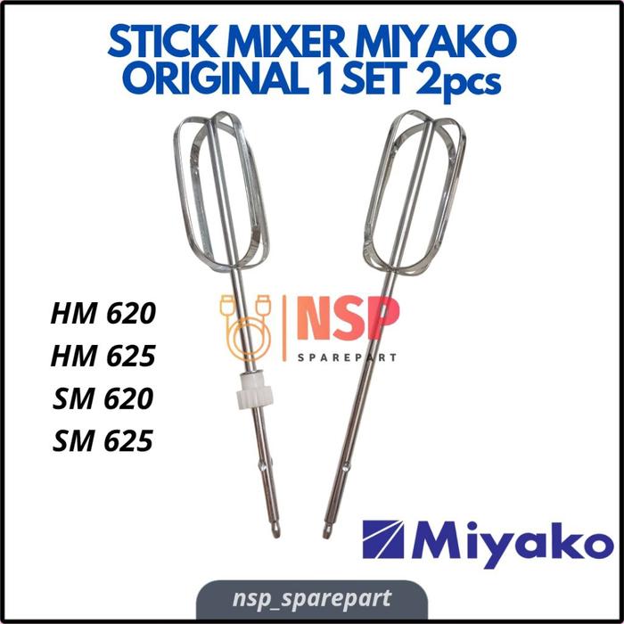 STICK MIXER MIYAKO ORIGINAL 1 SET 2 PCS PENGADUK MIXER