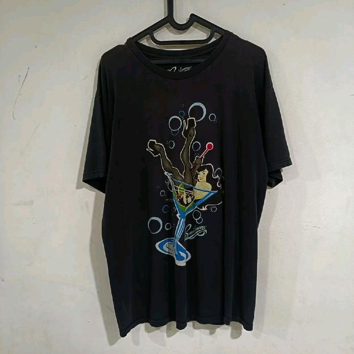 ( size L ) kaos vintage bawidamann tequila girl tshirt