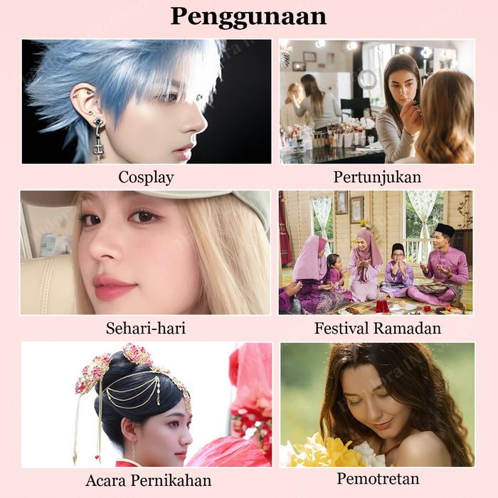 Cosplay Alat Pemancung Hidung Palsu Silikon Tempel Nose Up 3D Anime SFX Makeup Hidung Mancung R
