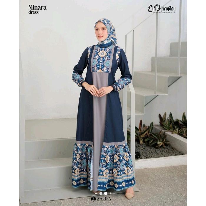 Zalifa minara dress gamis zalifa edisi lebaran