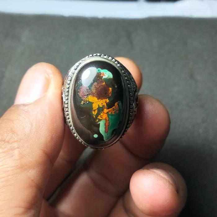 Cincin Batu Akik Garut Marsih - BGT124 - Model Terbaru