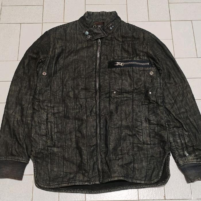 Jaket Casual Motoran Tebal G-Star Raw Dark Grey