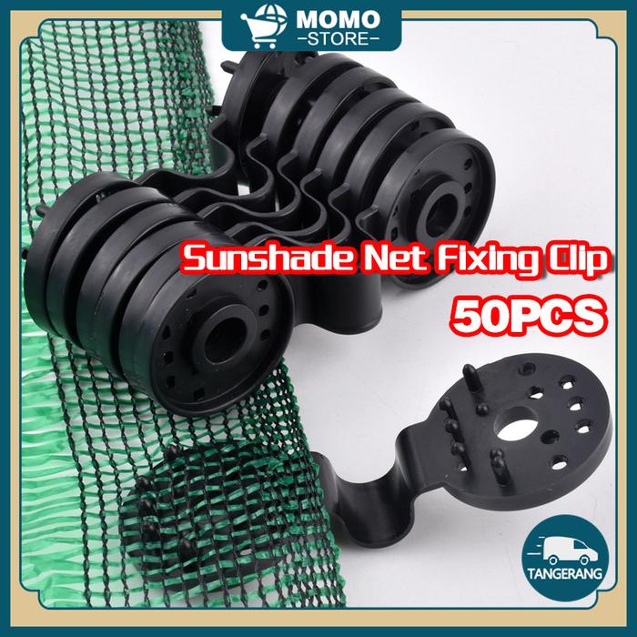 50PCS Klip Paranet Bulat / Clip Paranet Klip Jaring Bulat / Clip Penjepit Paranet Rumah Kaca