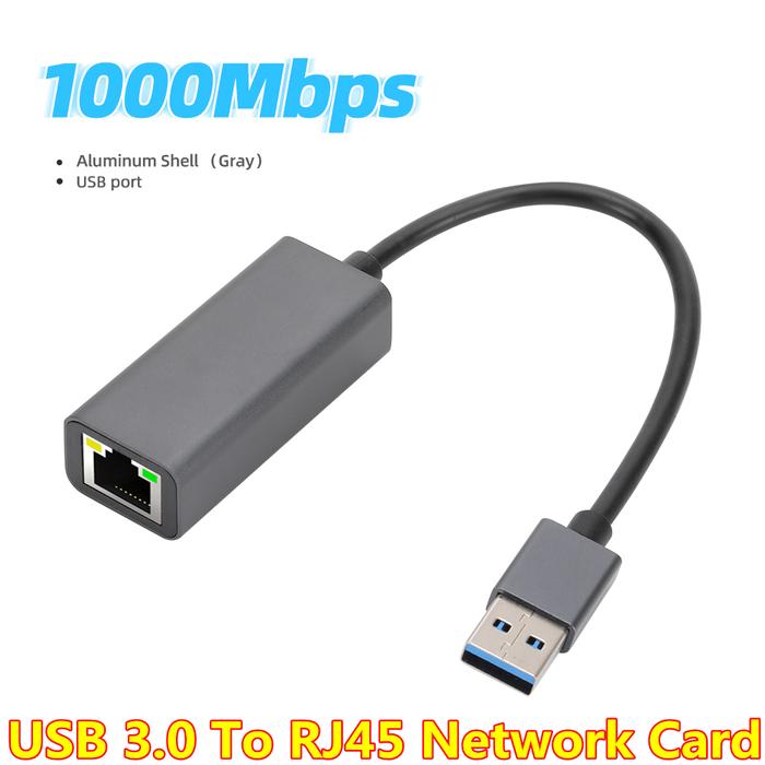 USB 3.0 Typc C RJ45 Adapter Network Card To Lan Gigabit Ethernet