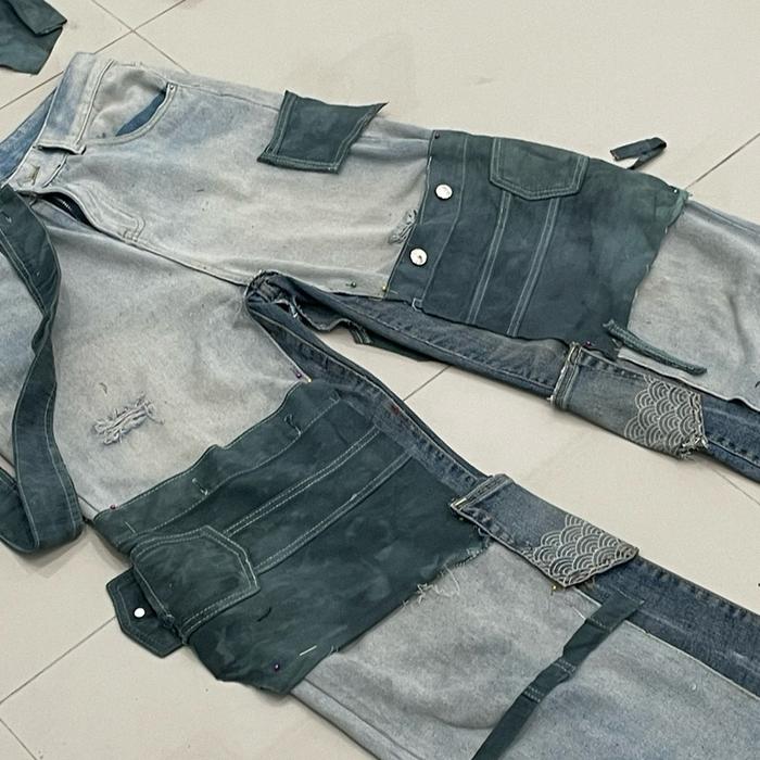 ON GOING REWORKED JEANS BAGGY DENIM JEANS