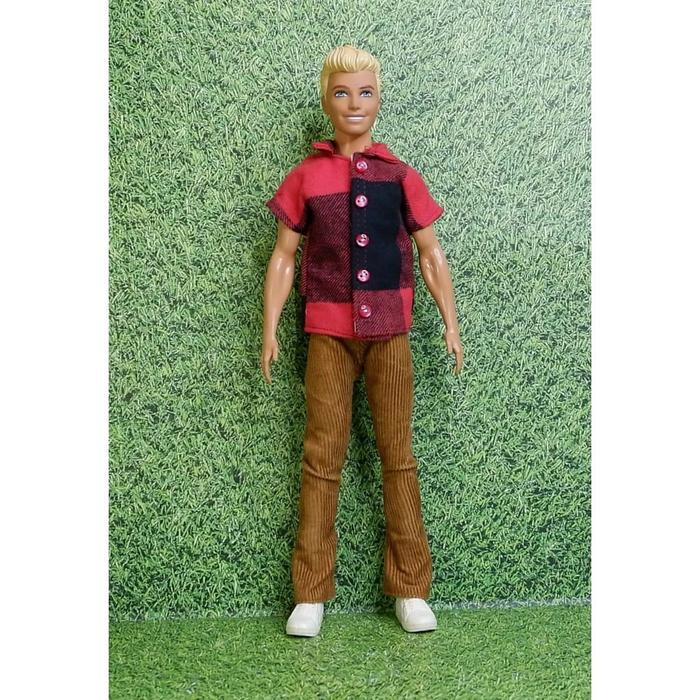 KEMEJA BONEKA BARBIE SET CELANA