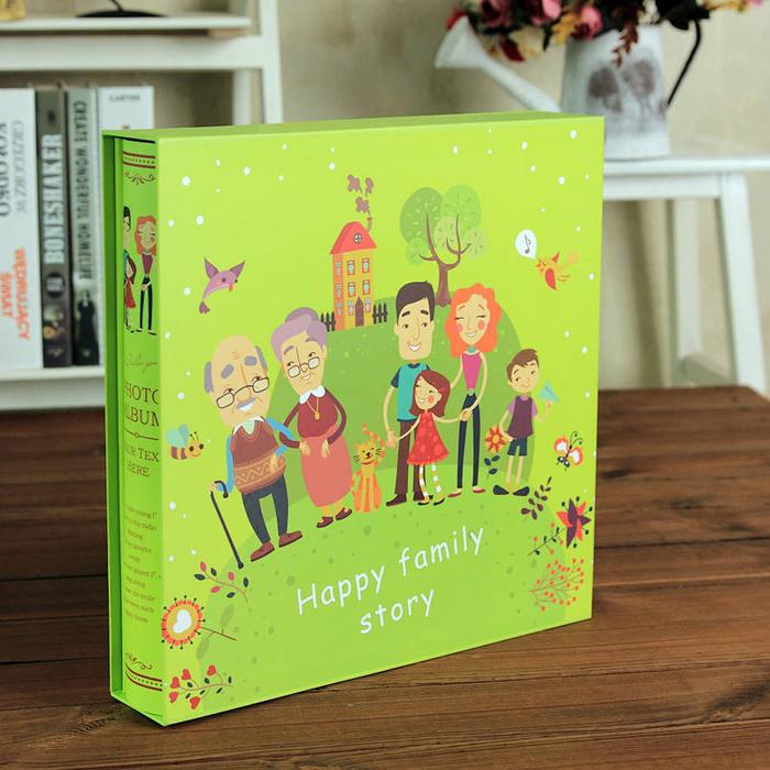 Paper  Boxed Photo Album Interstitial Full Dimension 660 Sheets One