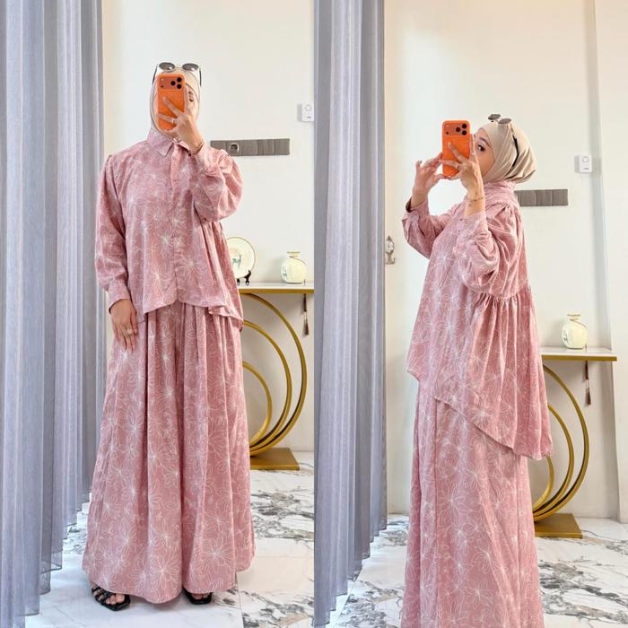 Jelita Set Rayon Atasan dan Bawahan kulot
