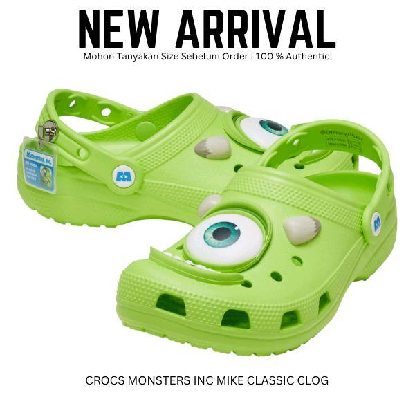 CROCS MONSTERS INC MIKE CLASSIC CLOG SEPATU SENDAL PRIA WANITA ORIGINAL 100%