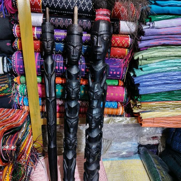 Tongkat Tunggal Panaluan Aksesoris Adat Batak Toba Desain Tradisional Bahan Tradisional Cocok untuk 
