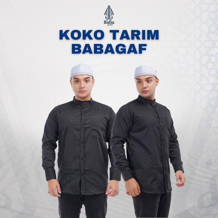 Babagaf Koko Tarim Polos Lengan Manset