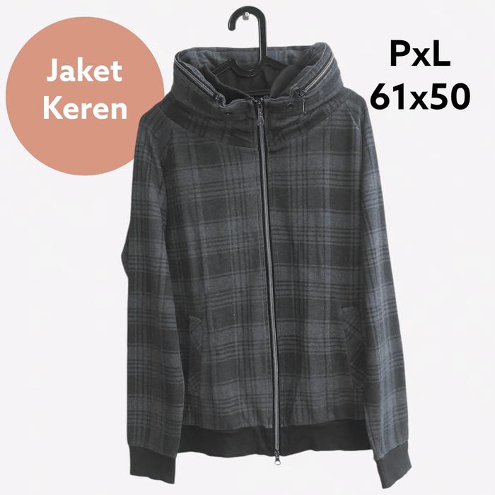 Jaket Sweater Outer Pria Plus One Preloved