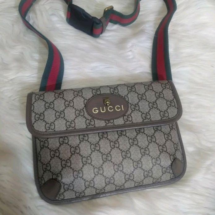 tasgucci seken kulit wb waist bag preloved