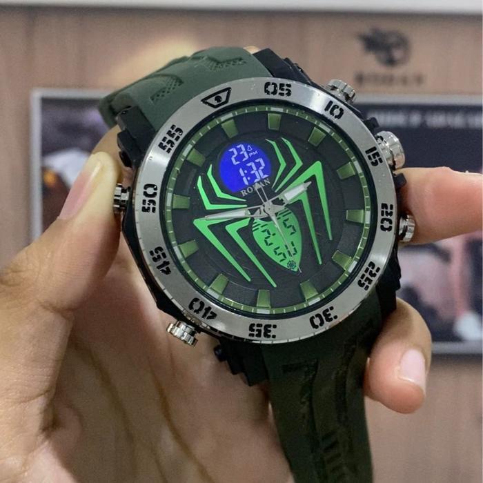 Rodan 8004 Jam Tangan Sport Water Resistant 3 Atm Free Box Pasti Promo