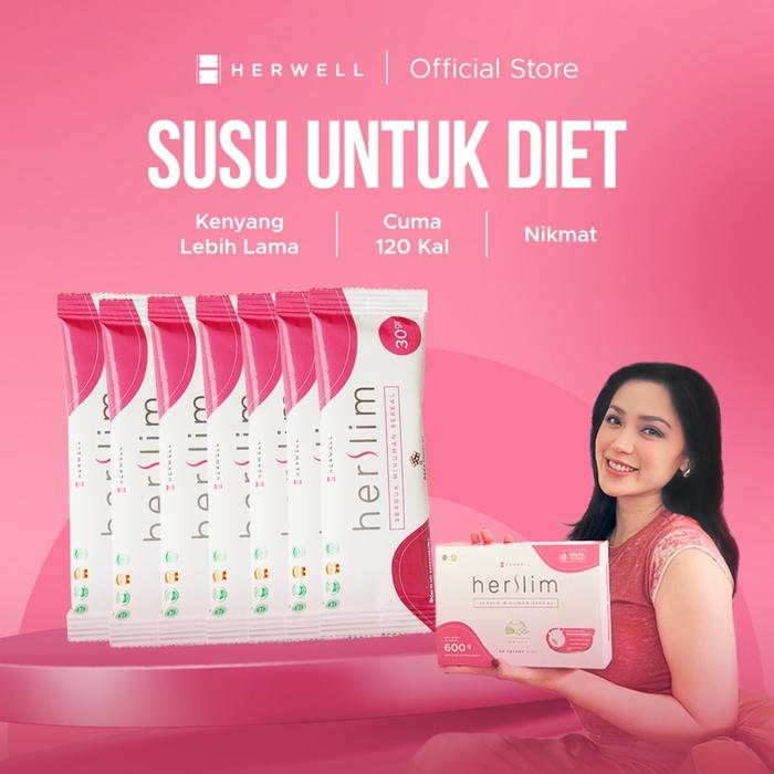 Herwell Herslim - Paket 7 Porsi Meal Replacement