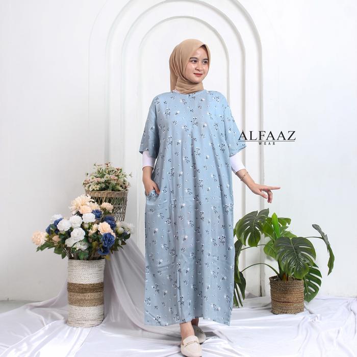Daster kekinian Gadis Remaja Lengan Pendek Motif Rayon Premium Bumil Busui Friendly Kain Lembut Dres