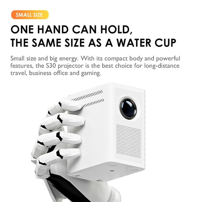 S30 Projector 1080P HD Comes With Android Smart Projector Portable