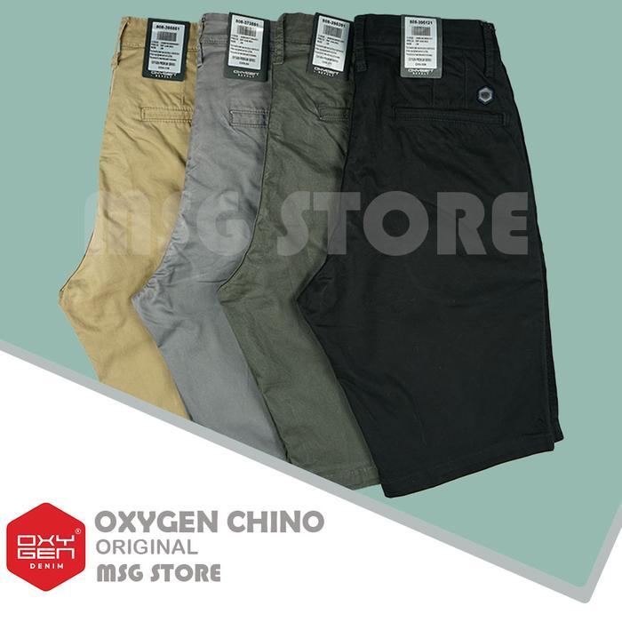 Oxygen-Celana Chino Pendek Pria Oxygen-Celana Oxygen Denim Trend