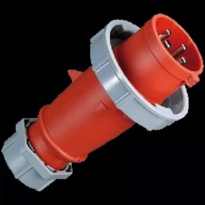 Plug 4 Pole 32A Mennekes 2175B Ip67 / Plug Untuk Container 32A 4 Pin