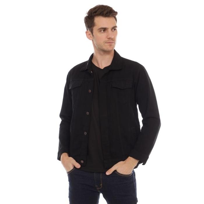 Chemistry - Jaket Jeans Pria Hitam Black Alexsander Mexico