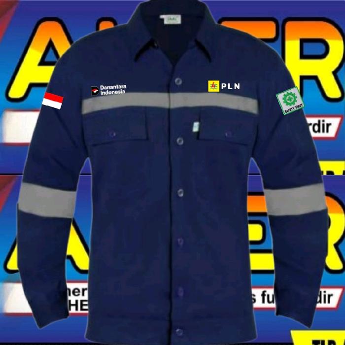 ready stok danantara PLN wearpack atasan PLN baju atasan PLN kemeja PLN baju PLN seragam PLN wearpac