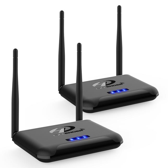 150m Wireless WIFI HDMI Extender Video Transmitter Receiver 1 To 2 Screen Splitter Sender for PS4 DV