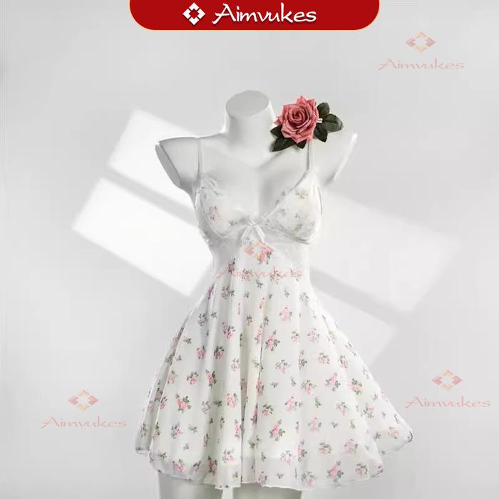Rosadarina Lingerie Sexy Hot Fashion Kupu-Kupu Pola Slim Baju Tidur Wanita Premium Renda Transparan 