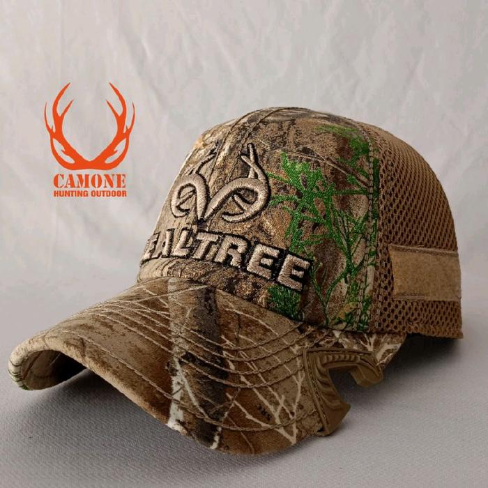 Topi coak edge realtree/bordir realtree camo