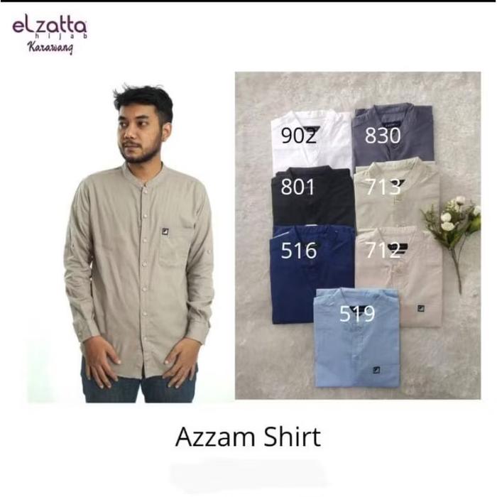 ZATTA MEN Azzam SYAM SHIRT KOKO ELZATTA Baju Pria