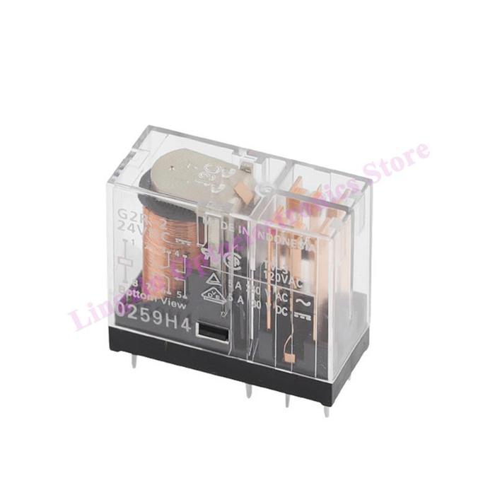 Free Shipping 20PCcs/Lot G2R-2-AC220V G2R-2-12VDC G2R-2-24VDC G2R-2