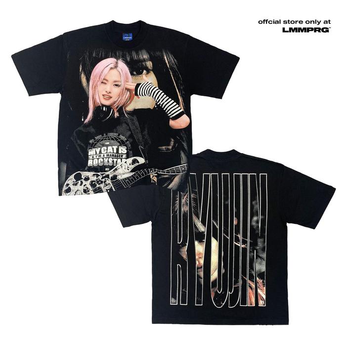 [COD] KAOS BAJU SHIN RYUJIN ITZY T-SHIRT OVERSIZE LMM PRG - S