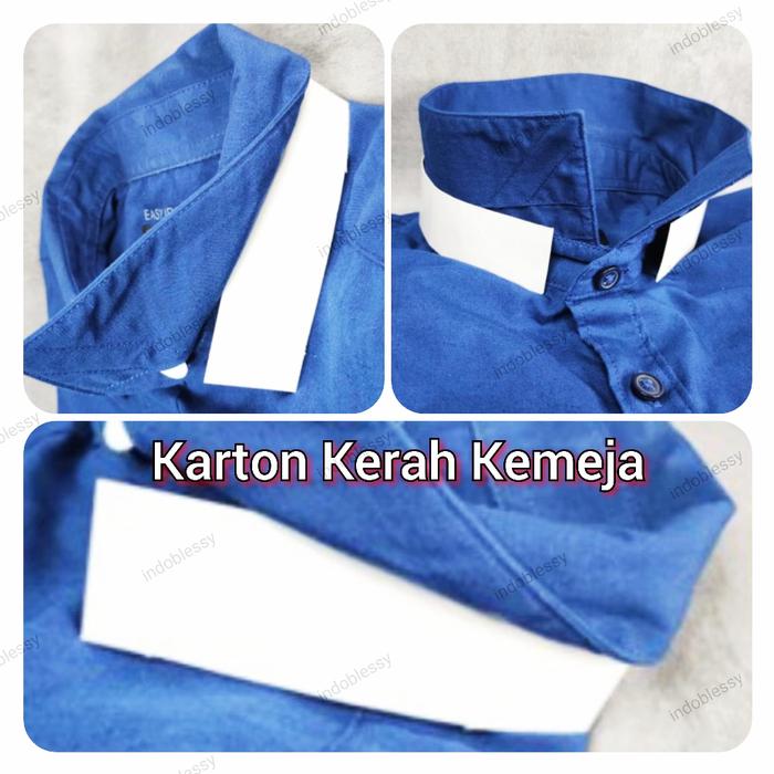 Karton Kerah Kemeja Laundry isi 50 pcs 36 cm x 3 cm ART CARTON 230 Tulangan Punggung Kemeja