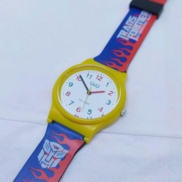 Jam tangan classic strap transformers vintage watch QnQ sports koleksi arloji QQ vintage