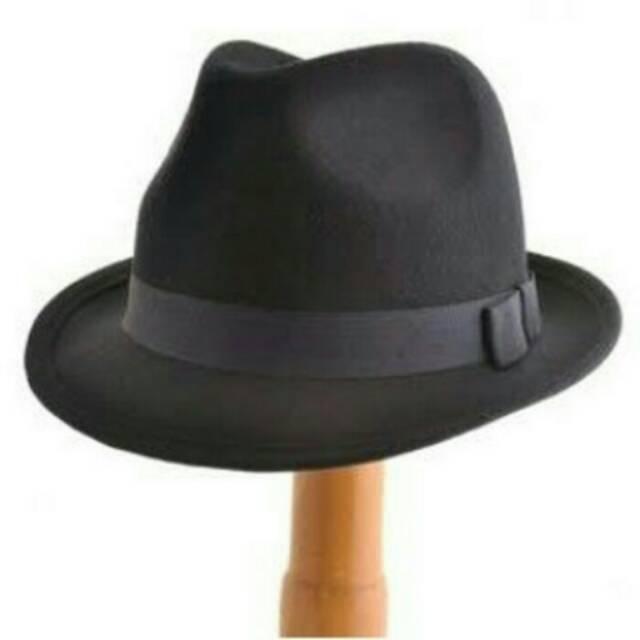 topi laken fedora import brand moris / mayser