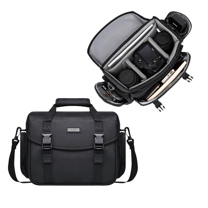 DSLR Camera Bag Polyester Shoulder Bag Camera Case For Canon Nikon