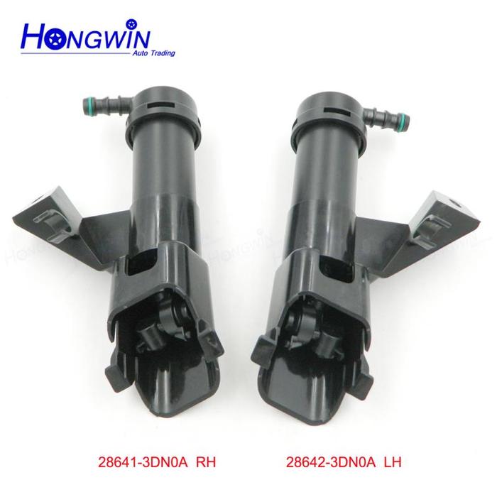 Depan Kiri & Kanan Lampu Mobil Lampu Cleaning Washer Spray Nozzle