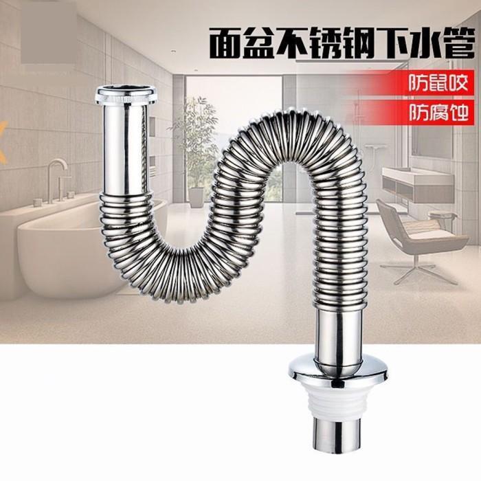Selang Afur Stainless - Selang Fleksibel Pembuangan Sink Wastafel