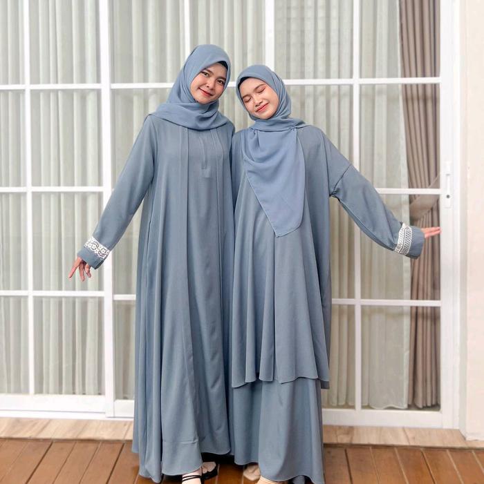 Hafa Series By Hasnaliya, Abaya&Oneset rok Gamis