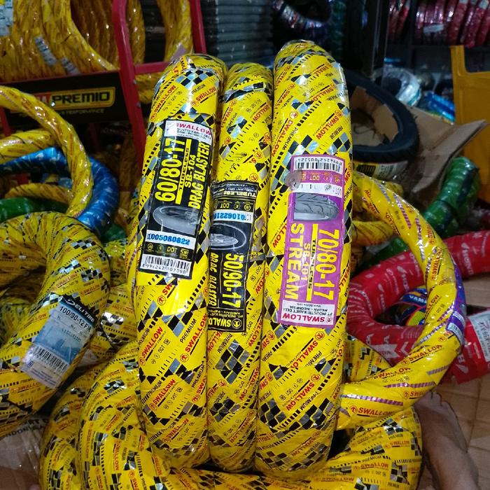 BAN LUAR MOTOR  SWALLOW  50/90/17 DRAG BLASTER.60/80/17DRAGBLASTER70/80/17STREAM