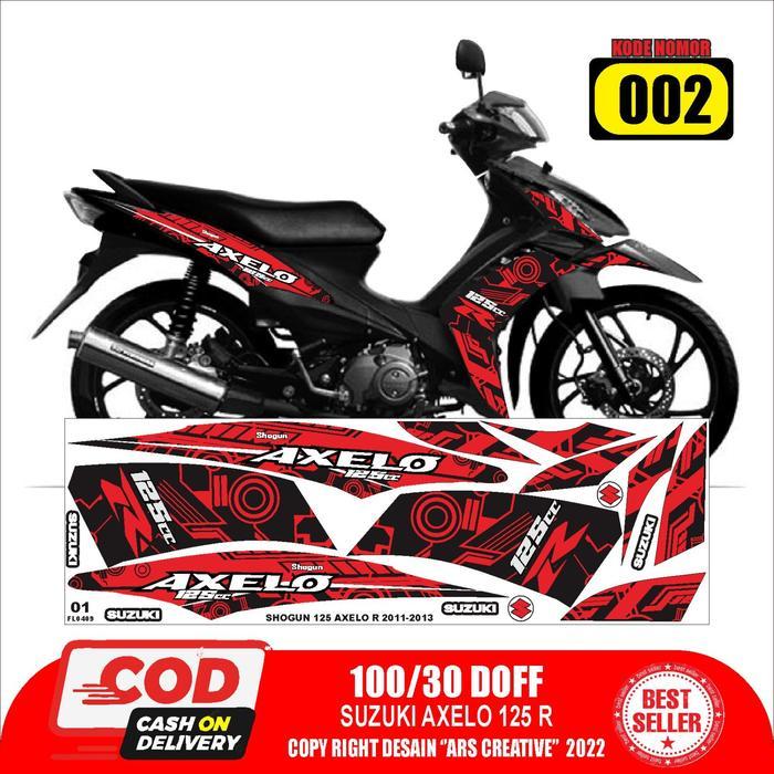 Stiker Decal Striping Suzuki Shogun Axelo 125 variasi ARS012 Semua Ready