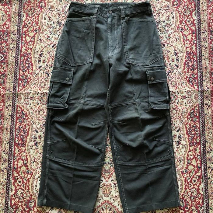 Celana Even river canvas cargo pants Vintage Canvas Pants Hi870
