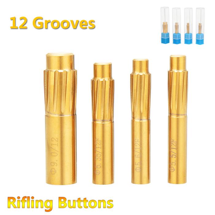 Rifling Button 5.5mm 5.6mm 6.35mm 9.0mm 12 Flutes Hard Alloy Chamber