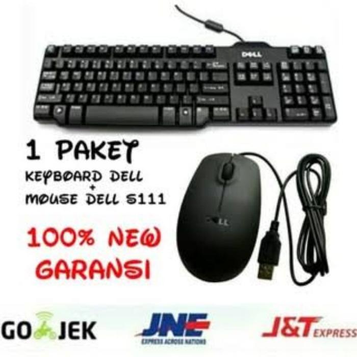 PAKET KEYBOARD DELL + MOUSE DELL S111 - 100% NEW