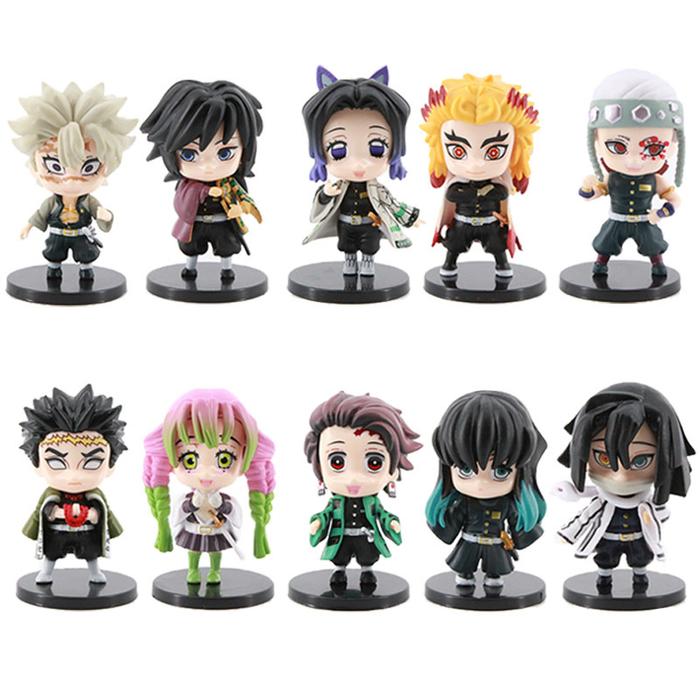 Anime Demon Slayer Figure Tanjirou Nezuko Action Figure Zenitsu