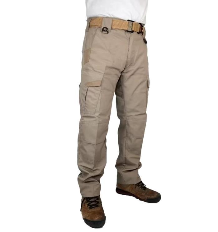 M-Tacshen Celana Cargo Tactical Panjang Santai Bahan Ripstop Tortnado Abu Hitam Navy Size Lp 28-38 P