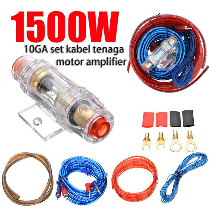 Paket Kabel Audio Mobil Full Set Instalasi Sound System Mobil Car Audio Speaker Subwoofer 12 Inch/Pa